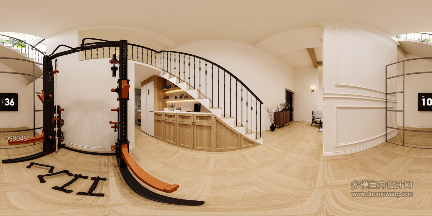 法式自然风楼梯间360