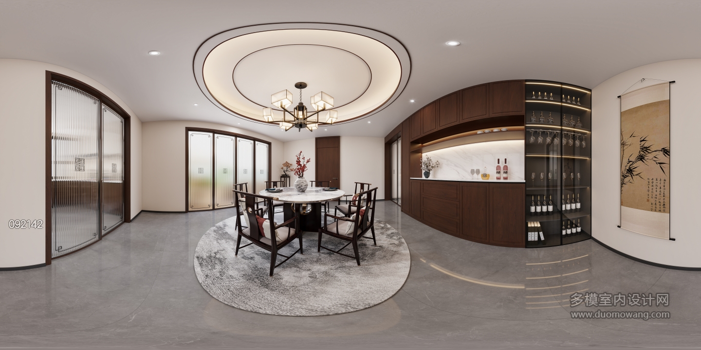 新中式三楼餐厅-全景