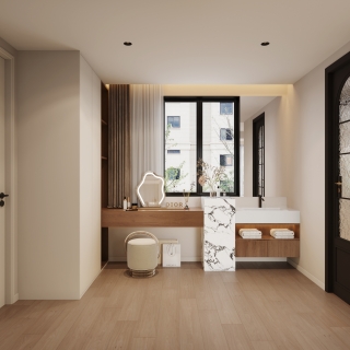 8现代中古风衣帽间单张