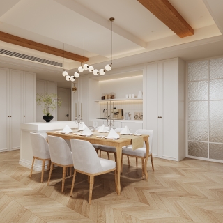 法式客餐厅单张三