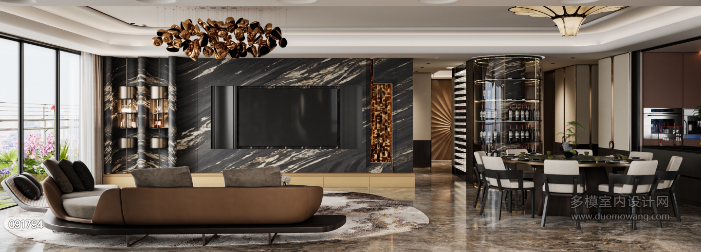 现代客厅特写 (1)