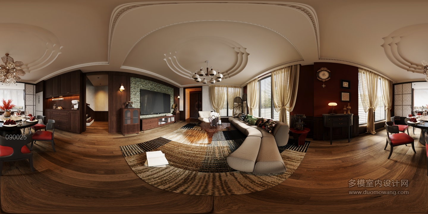 老钱风客餐厅全景