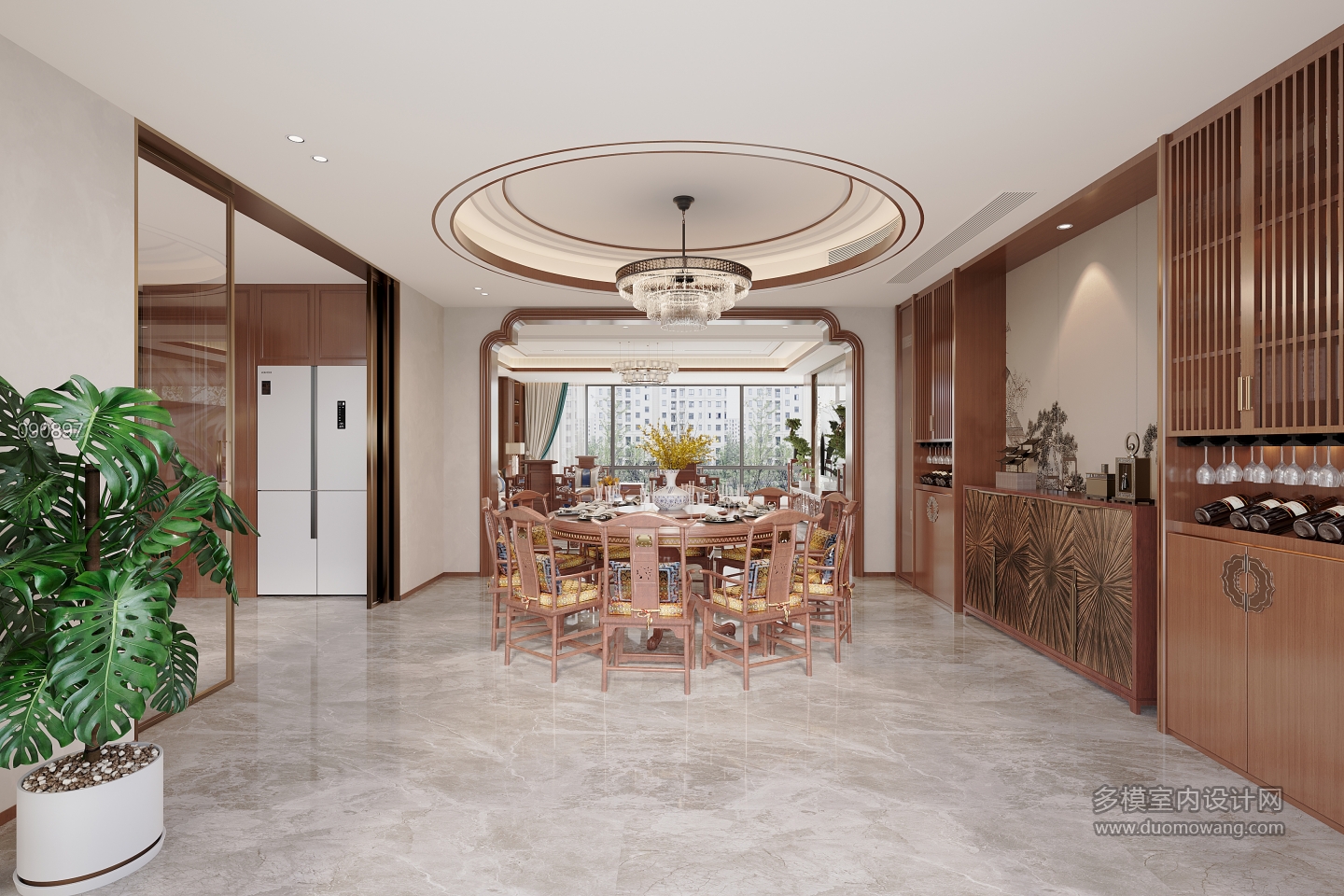 新中式客餐厅单张二