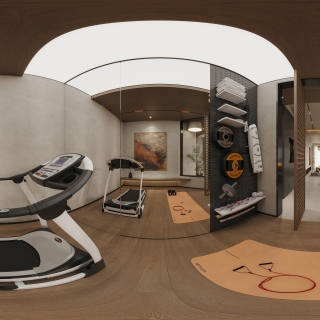 一楼健身房全景