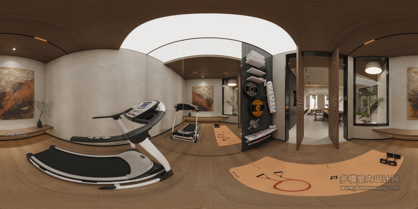 一楼健身房全景