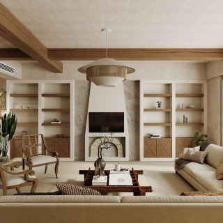 西班牙客厅单张