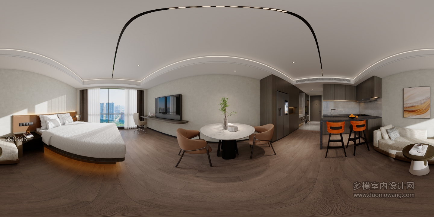 现代公寓B全景1