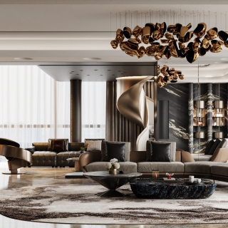 现代客厅特写 (2)