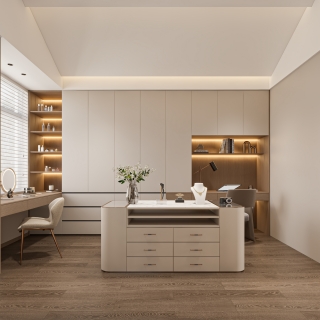 现代三楼衣帽间