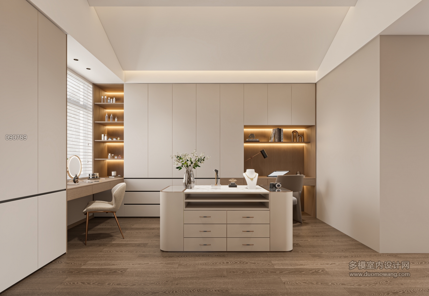 现代三楼衣帽间