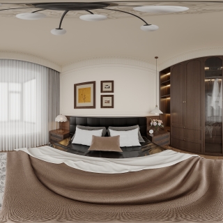 法式中古主卧全景