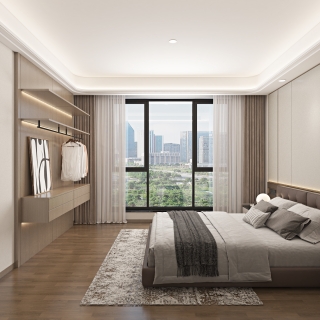 现代 主卧