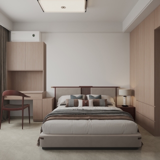 新中式四层卧室静态-1