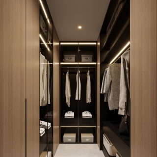 现代衣帽间