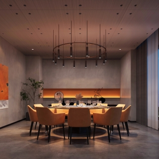 工业风火锅店包房 (1)