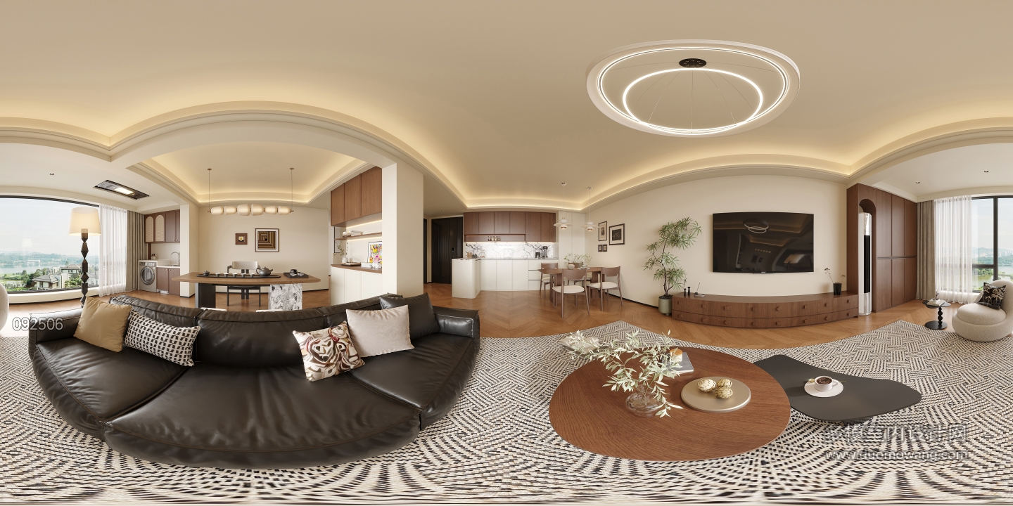 现代中古_001客厅全景_0000