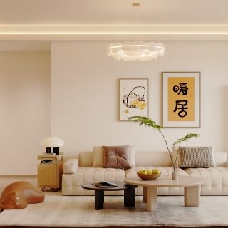 分钟寺一号院_单张沙发背景