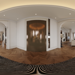 法式-一层大厅全景