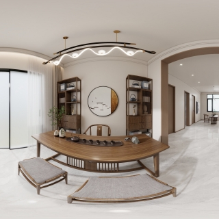 新中式二楼书房