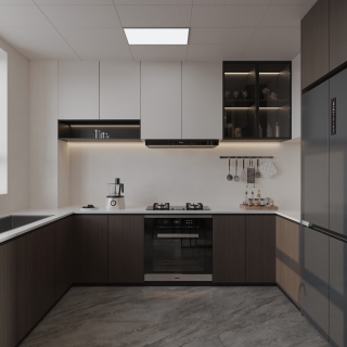 现代意式厨房 单张