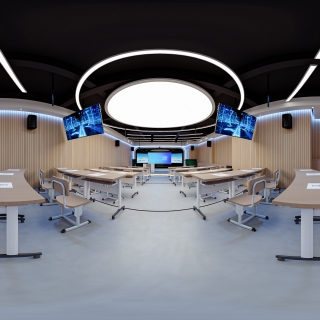 现代工业风演播室演播厅2