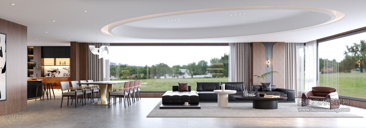 现代客餐厅特写 (1)