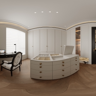 主卧室书房全景