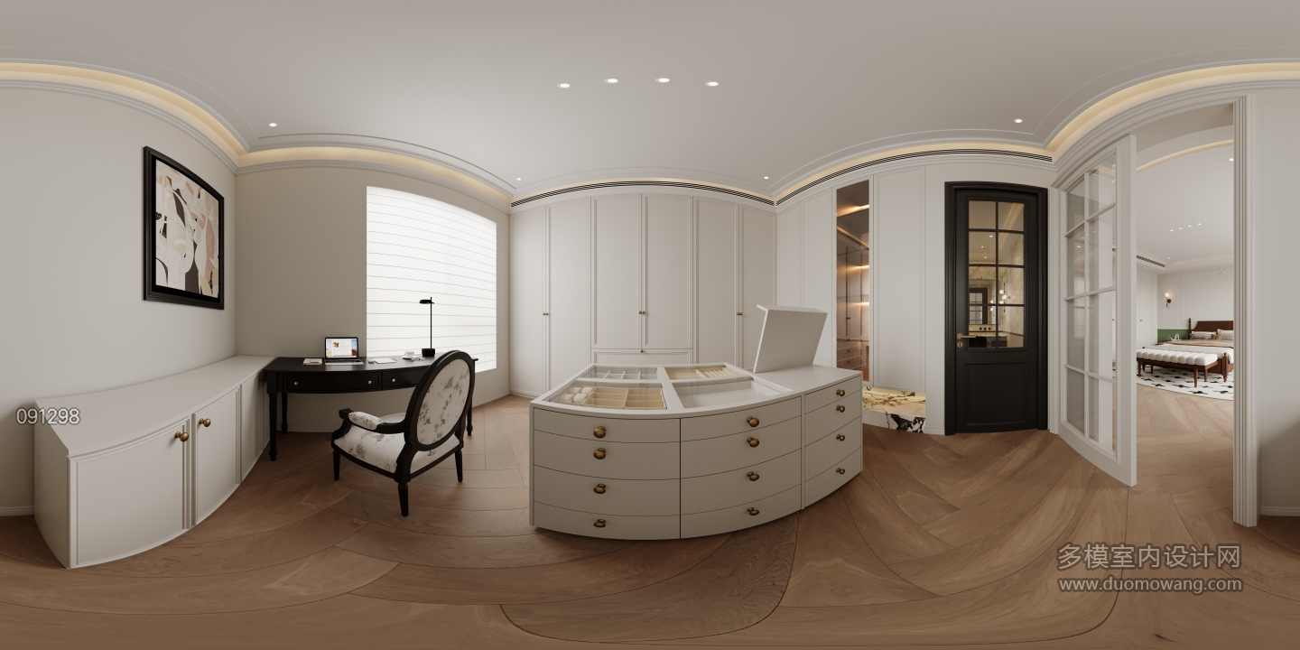 主卧室书房全景