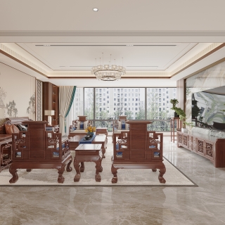 新中式客餐厅单张一