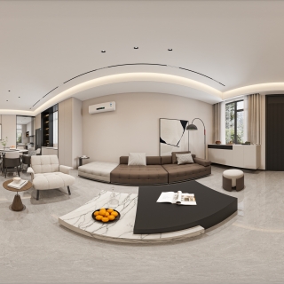 现代1 楼客餐厅