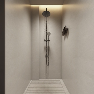 新中式酒店淋浴间