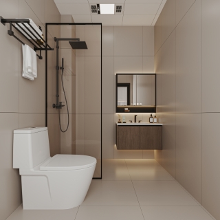 现代卧室4卫生间