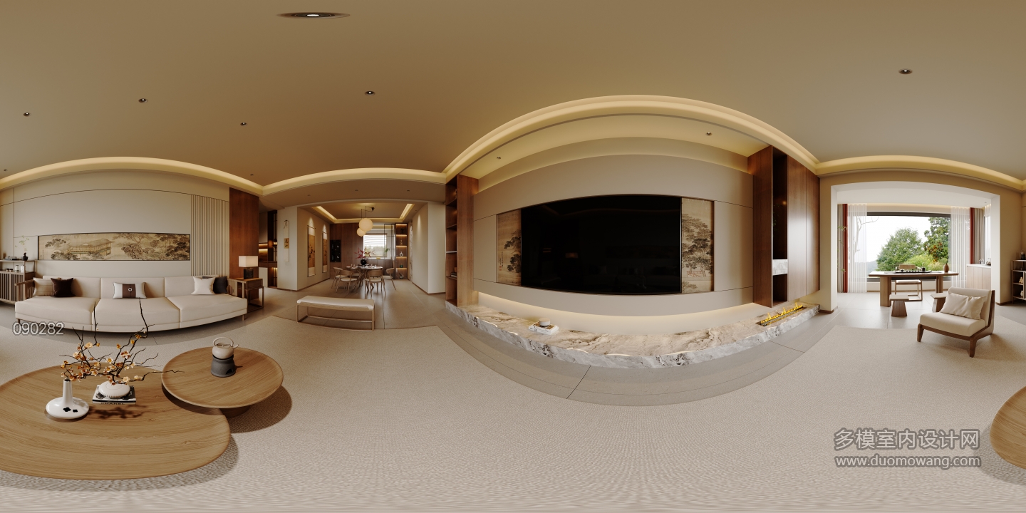 04-平面施工图-滨湖一号_recover_全景客厅