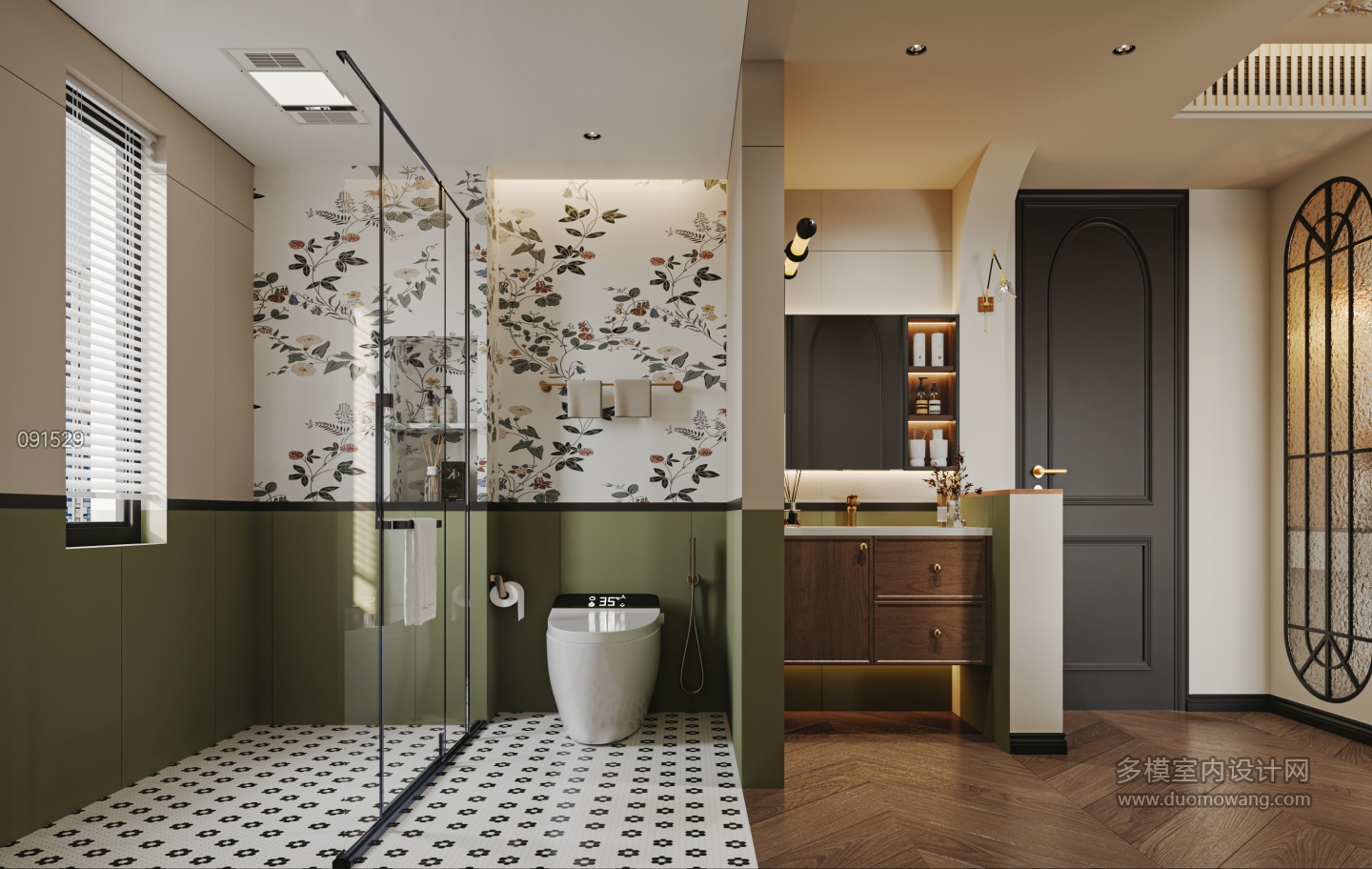 法式复古卫生间