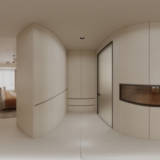 极简中古衣帽间