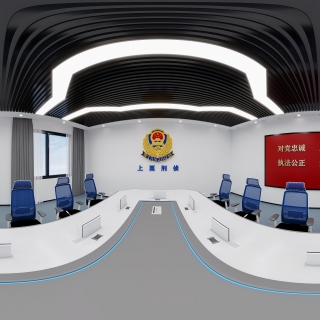 现代兰潇_会议室全景