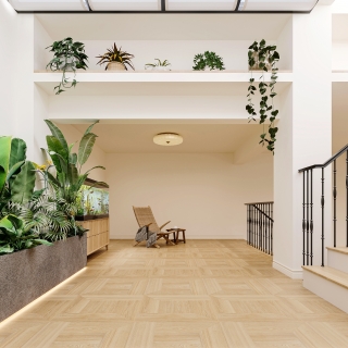 法式自然风夹层透视