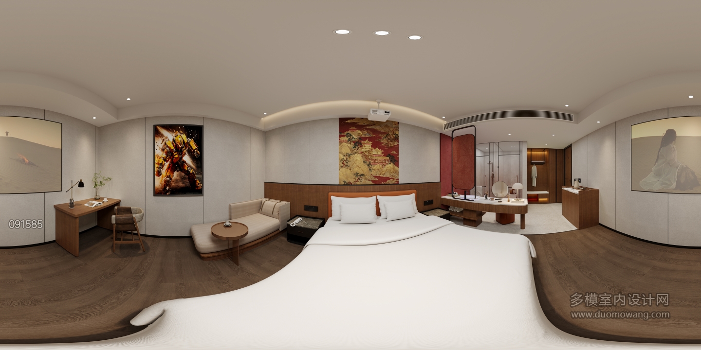现代单人间2全景