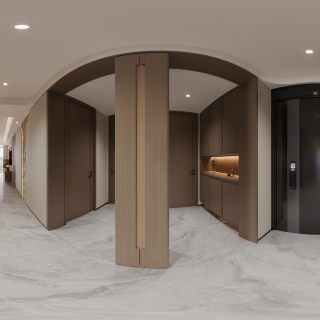 新中式入户全景