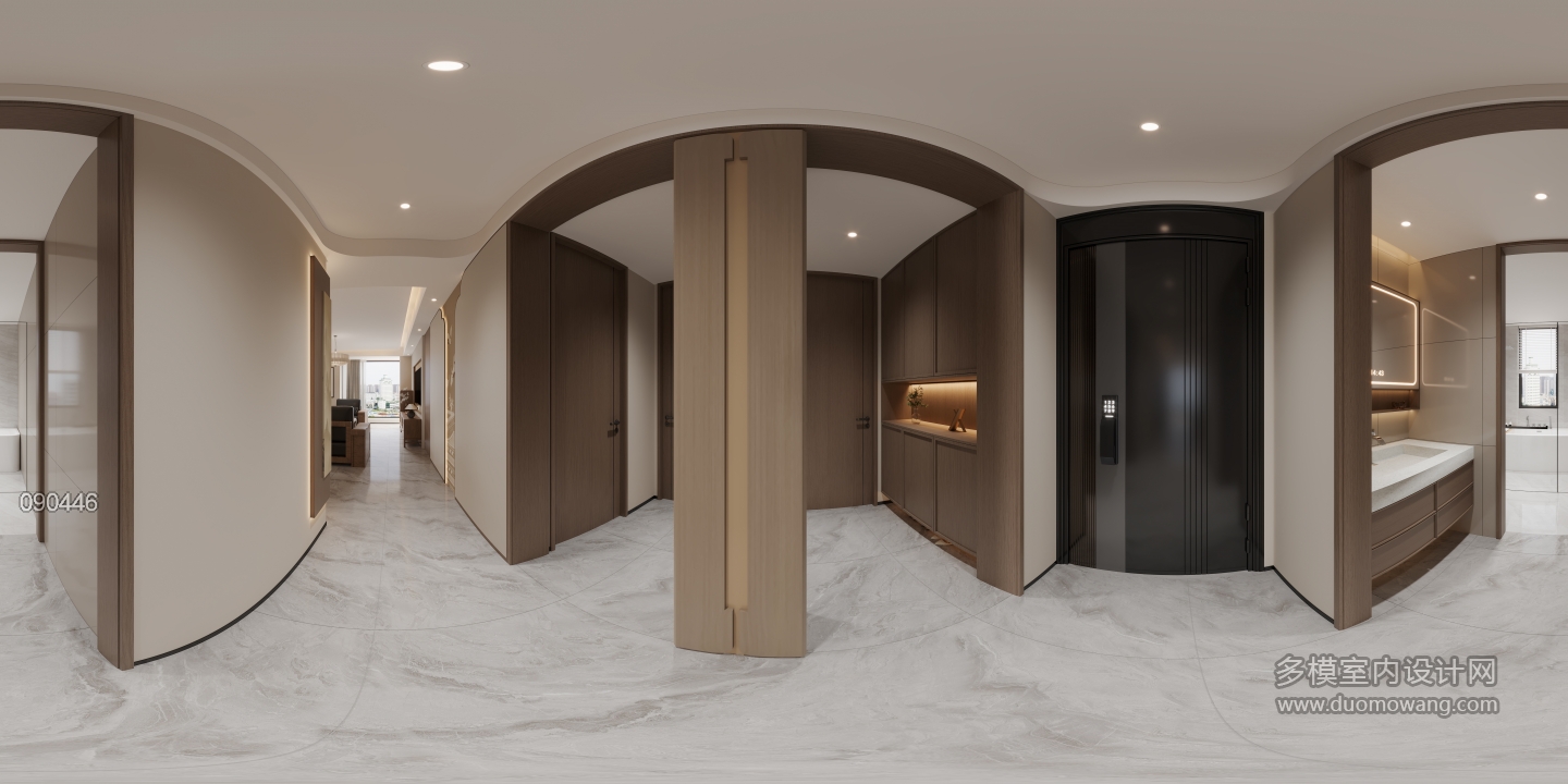 新中式入户全景