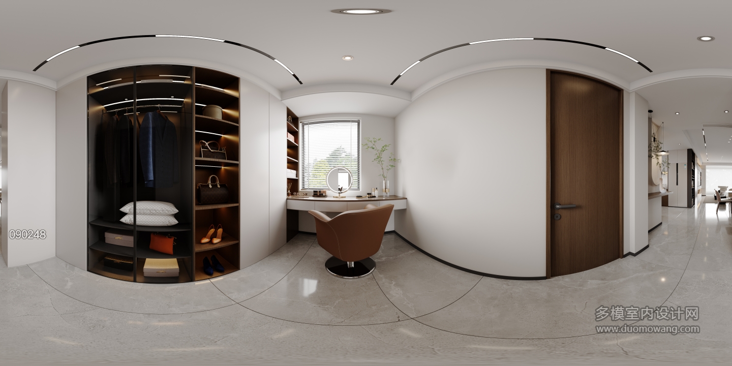 创立府邸_全景衣帽间