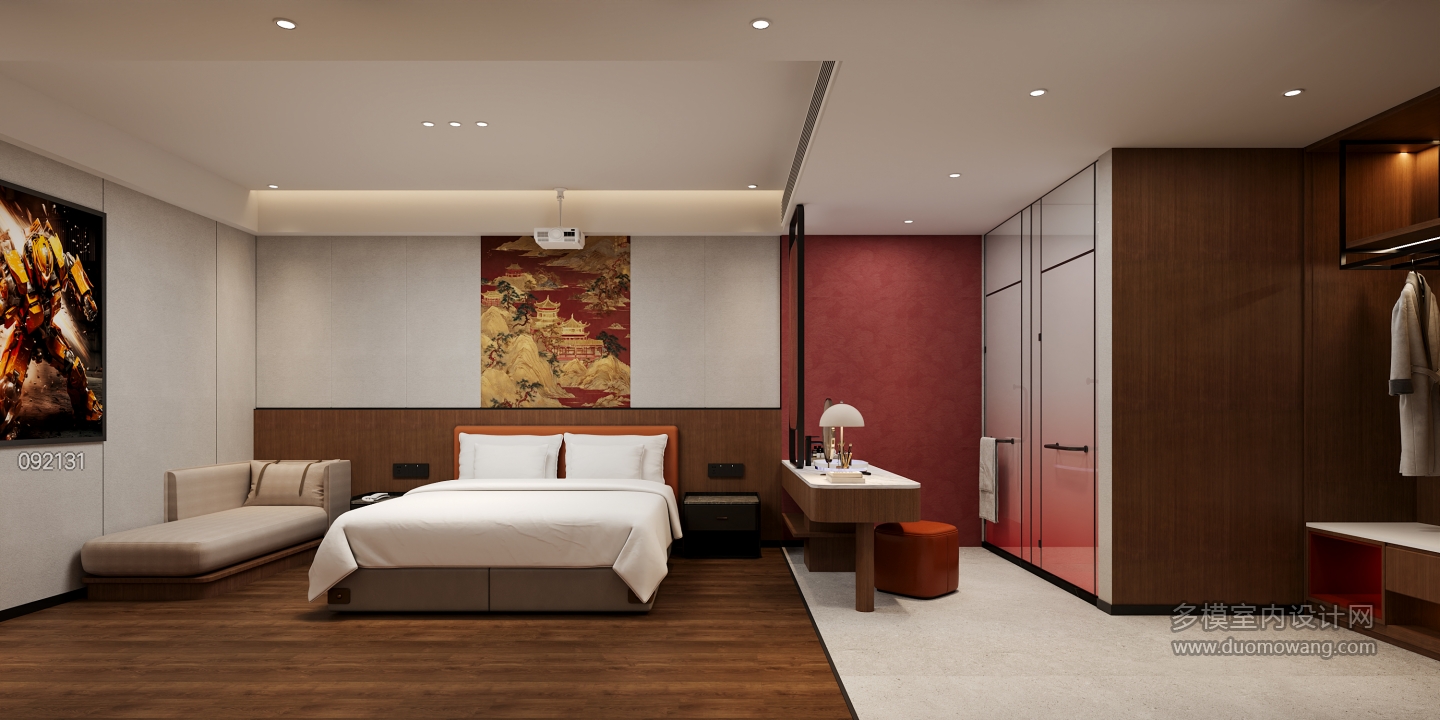 现代单人间2投影仪