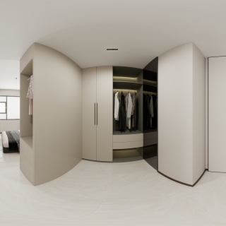 意式轻奢衣帽区