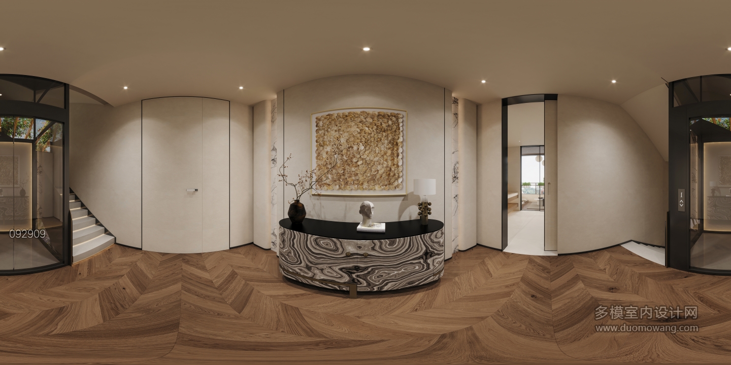 四楼楼梯间全景