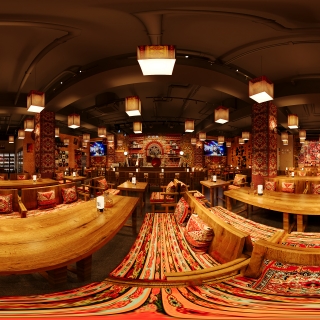 民族风民谣酒吧全景