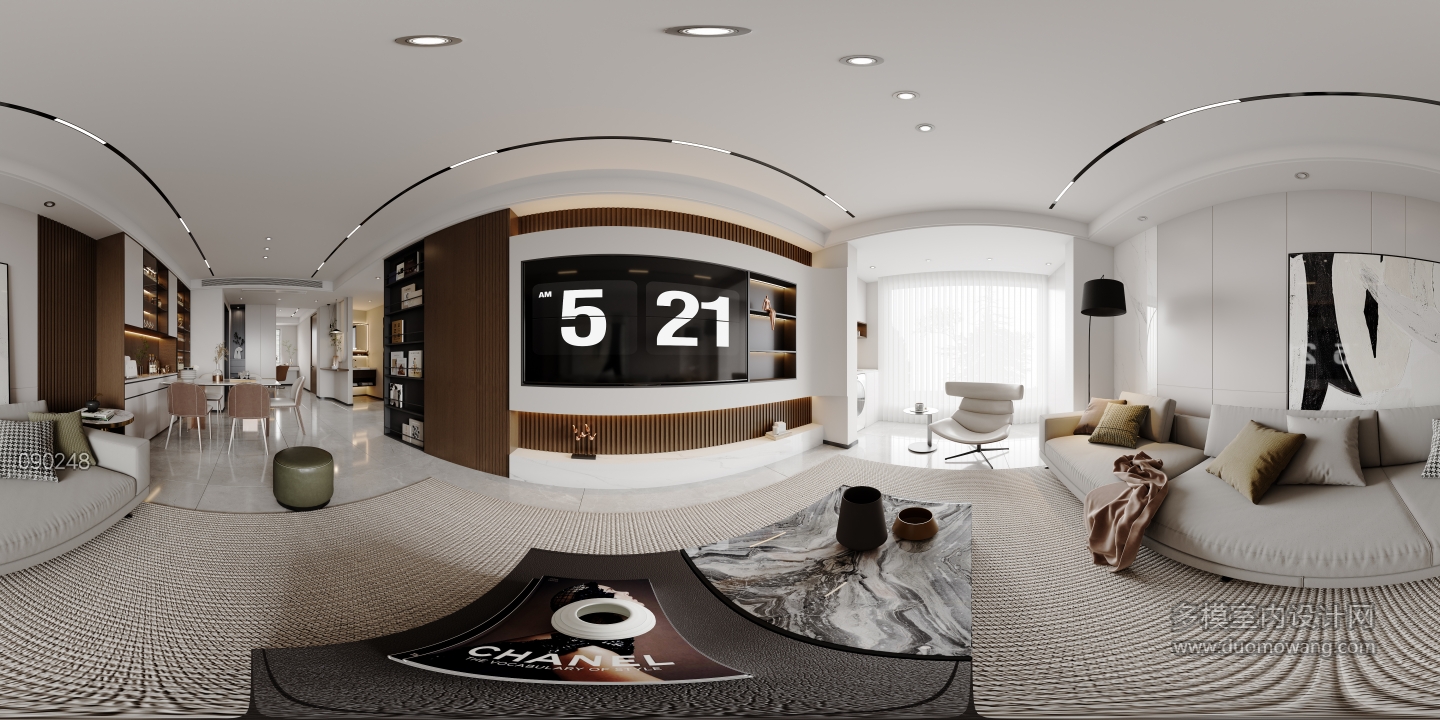 创立府邸_全景客厅