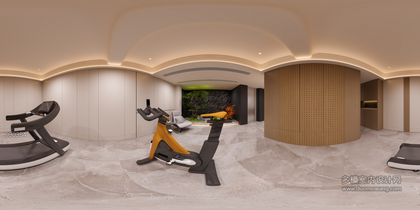 中古健身区全景