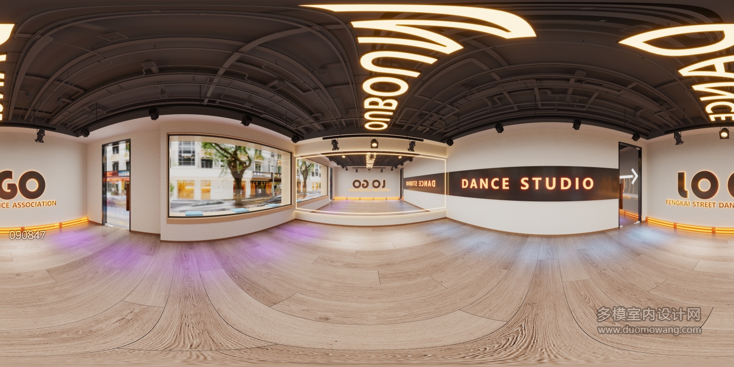 现代大舞蹈房全景