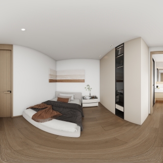 新中式3楼卧室2全景