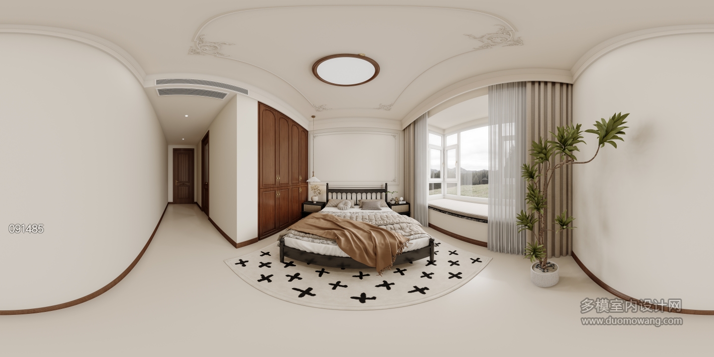 法式-南次卧全景